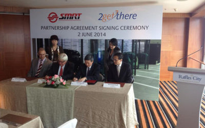 SMRT and 2getthere enter into a partnership for Singapore